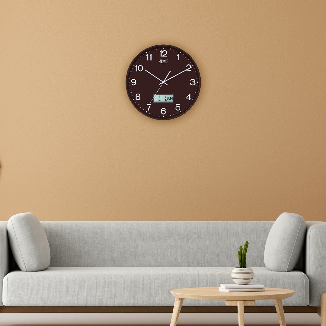 Wall Clock – Home Decore Clock – 9167 – Brown - Image 2